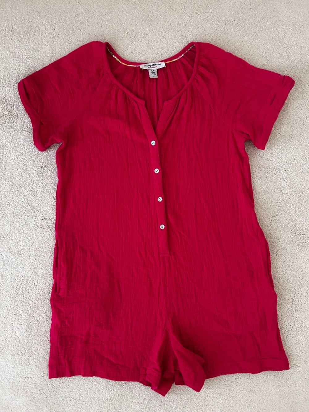 Tommy Bahama Small cotton gauze romper